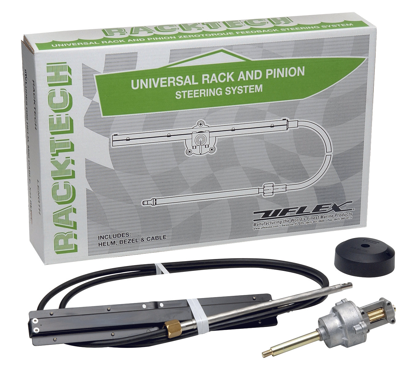 Uflex RACKTECH09 RackTech Rack Steering System - 9' Kit – RVe Parts