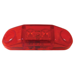 Peterson V168R 168 Piranha LED Slim-Line Mini Clearance/Side Marker Light - Red (Vis Pack)