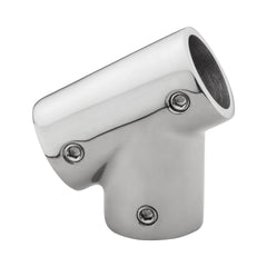 Whitecap S-1441C 60Â° Tee Rail Fitting - 7/8" Left Hand, CP/Zamac