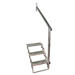 C.R. Brophy AHR3 Aluminum Scissor Stair Hand Rail - 3 Step