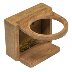 Whitecap 62602 Teak Folding Insulated Drink Holder