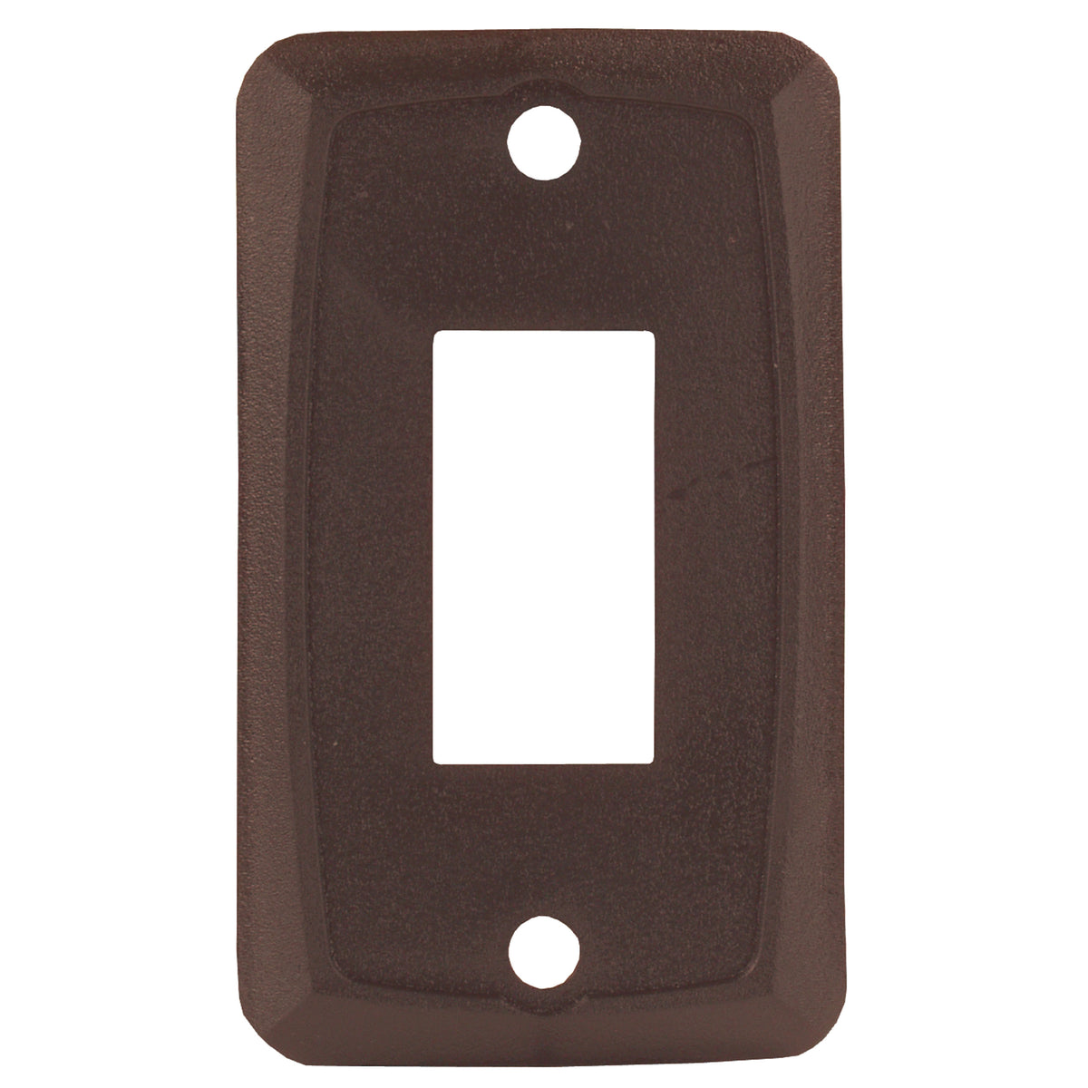 JR Products 12865 Single Switch Face Plate - Brown