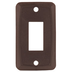 JR Products 12865 Single Switch Face Plate - Brown