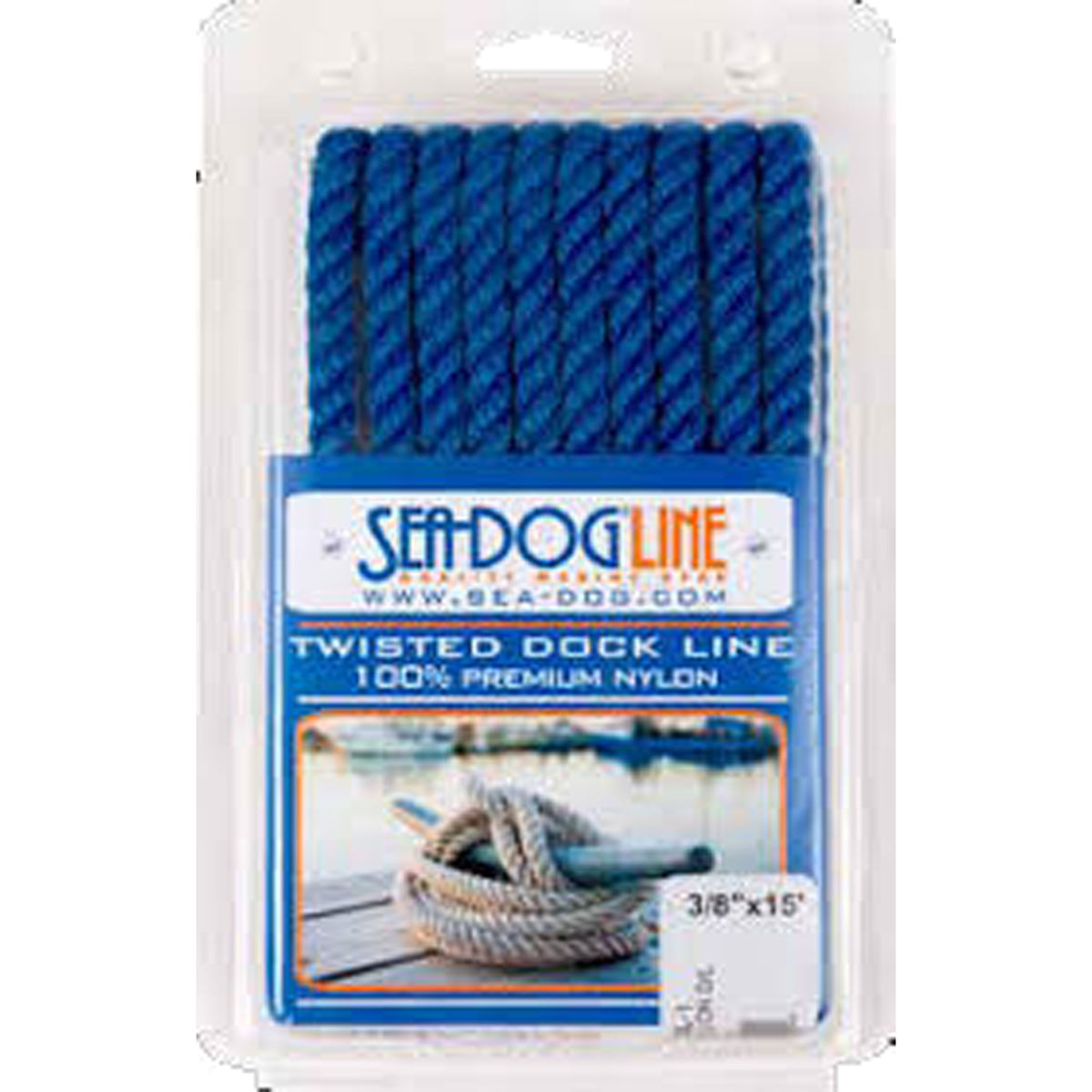 Sea-Dog 302110600NV Premium Double Braided Nylon Bulk Cordage - 3/8" x 600', Navy