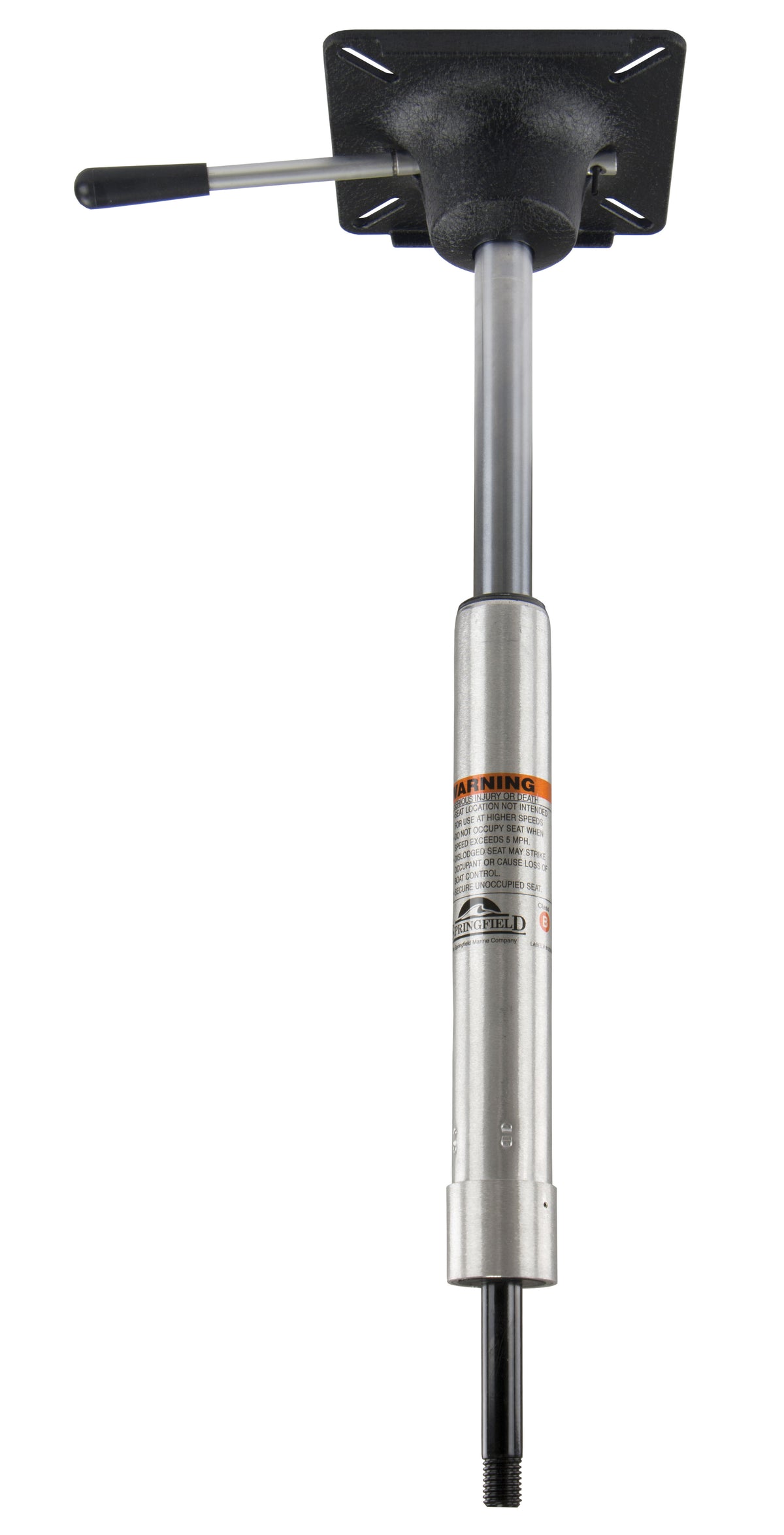 Springfield 1632012-A Power-Rise Threaded Pedestal for KingPin Bases - 16" to 22-3/8", Anodized Finish