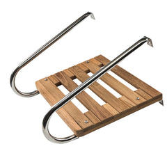 Whitecap 60901 Teak Swim Platform for Boats with Inboard/Outboard Motors