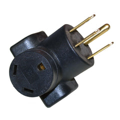 Voltec 16-00583 Heavy Duty 90Â° Molded Adapter - 30A F - 50A M
