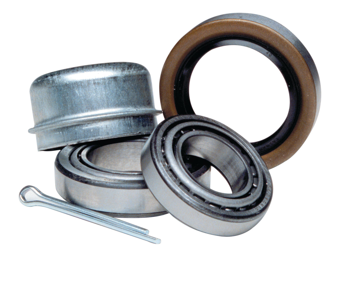 Tie Down Engineering 81140 Precision Tapered Roller Bearing Kit - 1-3/8" x 1-1/16" (Cup 2.3612" OD), Red and Yellow