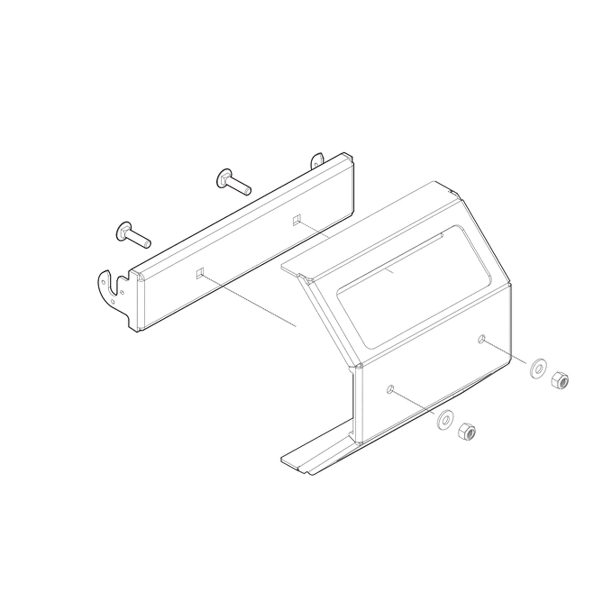 Humminbird 740175-1 Reinforced In-Dash Mounting Kit for HELIX 12