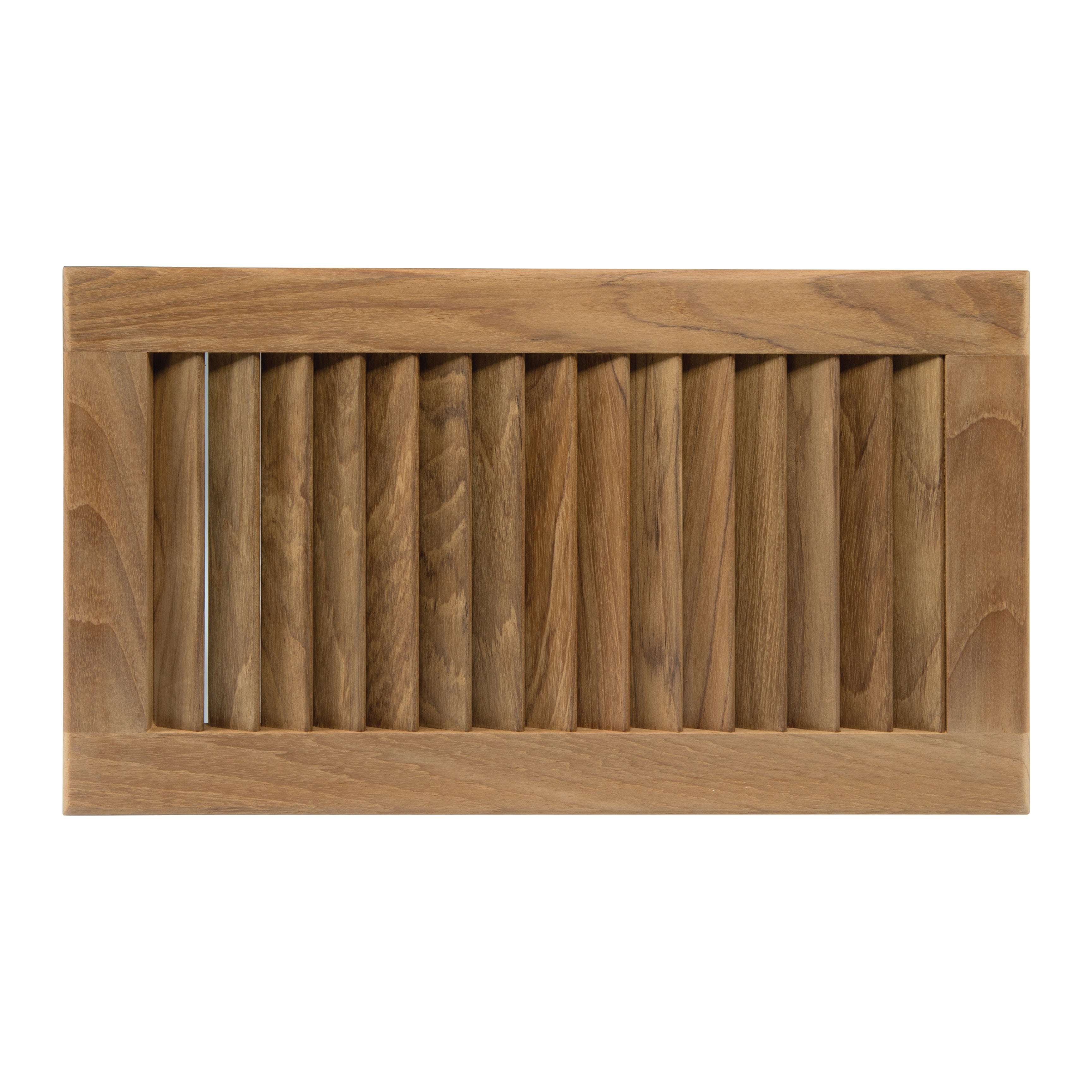 Whitecap 60710 Teak 16" x 9-1/8" x 3/4" Louvered Insert 3/4" Thick