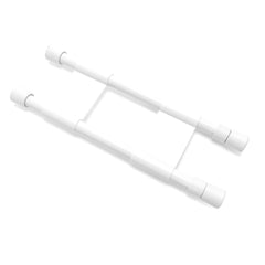 Camco 44093 Double Cupboard Bar - White, 10"-17"