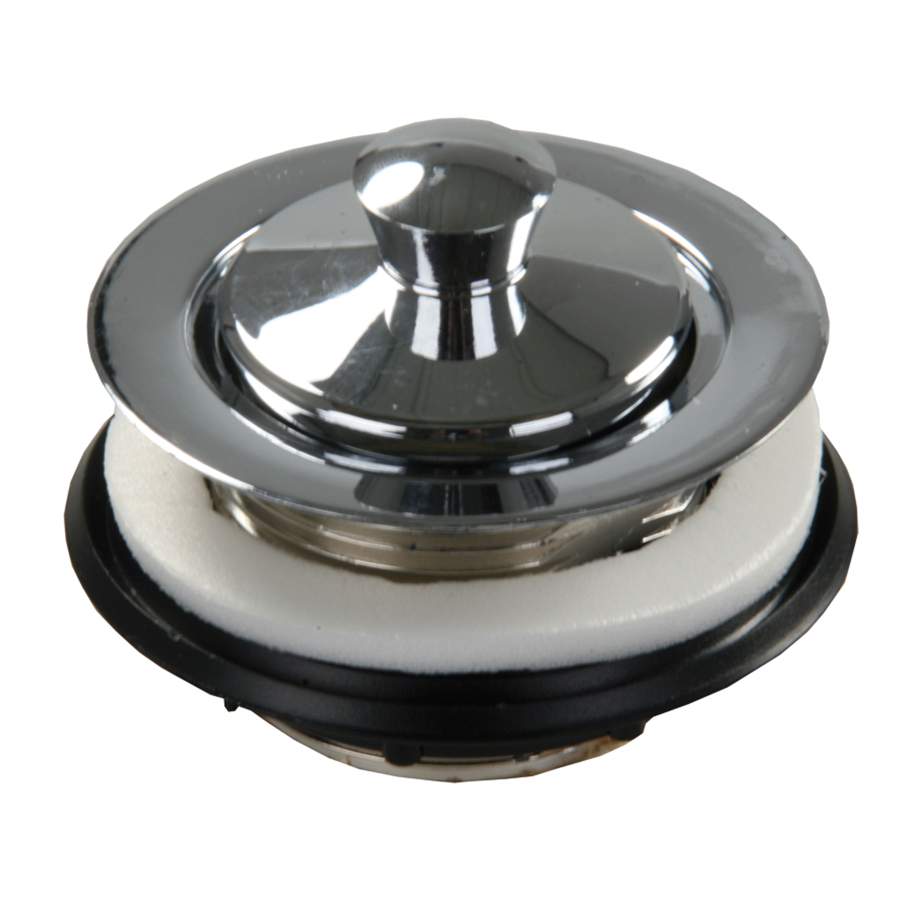 JR Products 95135 Strainer with Pop-Up Stopper - Chrome