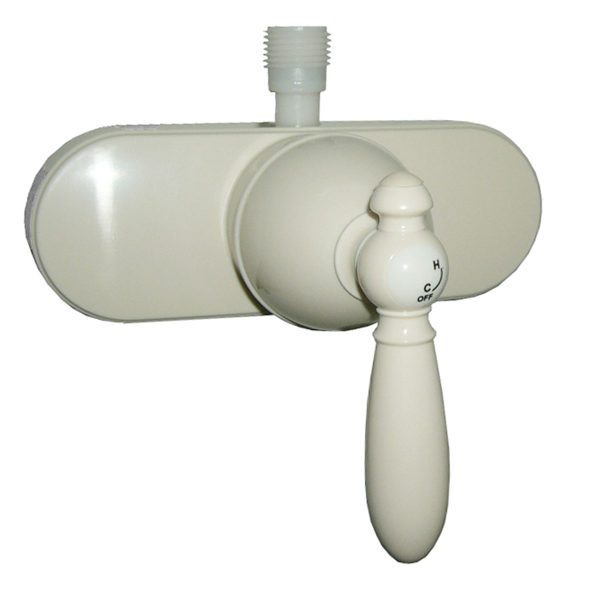 Empire Brass U-YSL53VBBLVR-E RV Non-Metallic Shower Valve With Single Lever Handle And Vacuum Breaker 4" - Biscuit