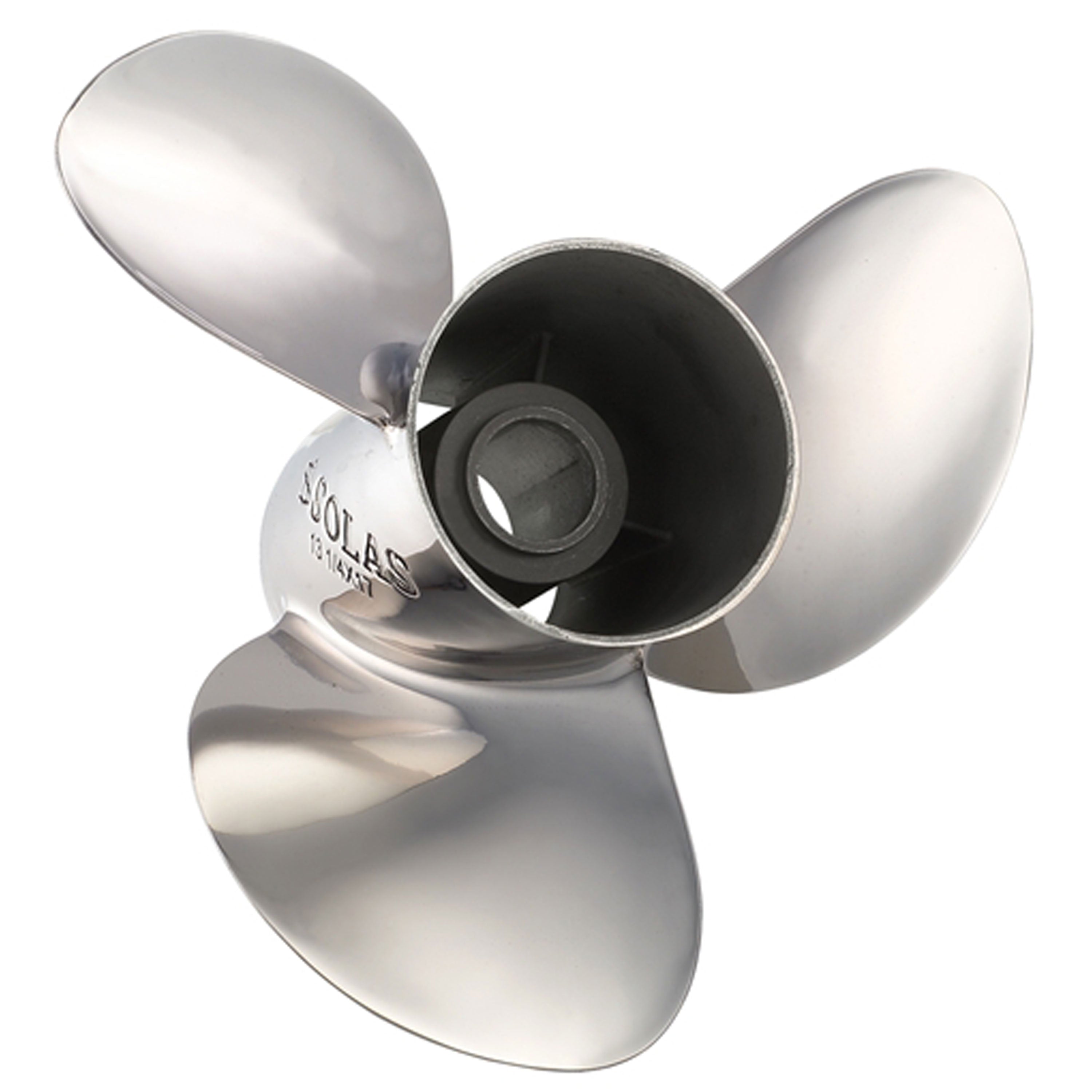 Solas 9431-135-15 Rubex NS3 Stainless Steel 3-Blade Propeller - RH, 13.5" Diameter x 15" Pitch