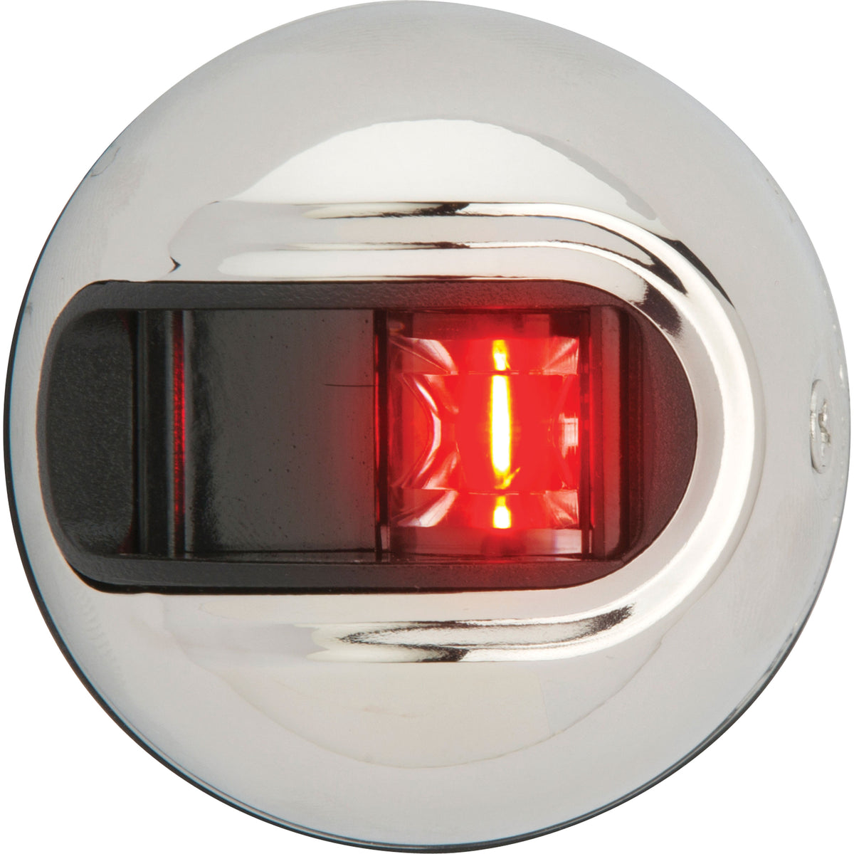 Attwood NV3012SSR-7 Sidelights Vertical - Port, Red/Stainless