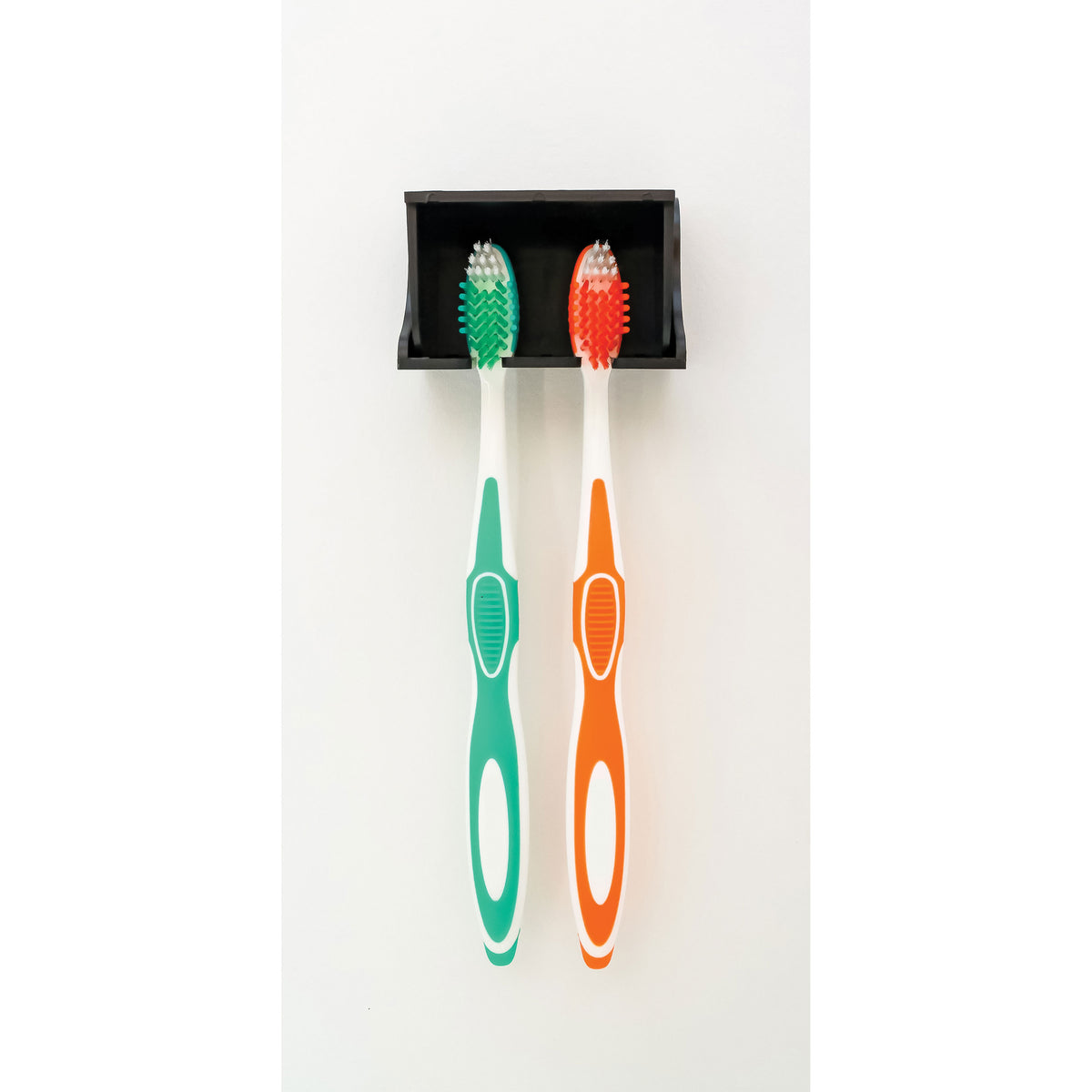 Camco 57202 Pop-A-Toothbrush - 2 Toothbrush Qty, Black