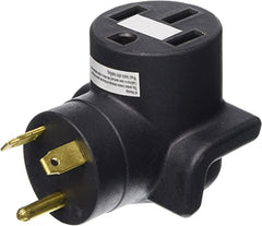 Voltec 16-00582 Heavy Duty 90Â° Molded Adapter - 30A M - 50A F