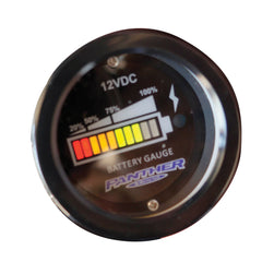 Panther 556500 LED Digital Battery Gauge - Panel Mount