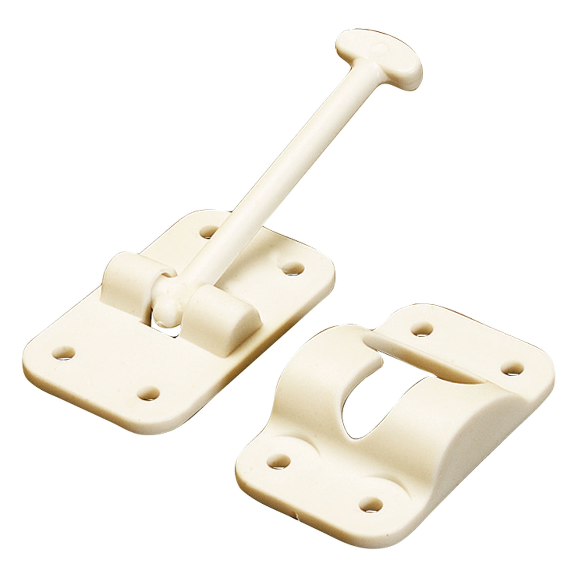 AP Products 013-085 Plastic Door Holdback - 6", Colonial White