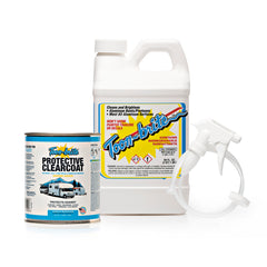 Toon-brite BP1000 Aluminum Cleaner & Protective Clear-Coat Kit