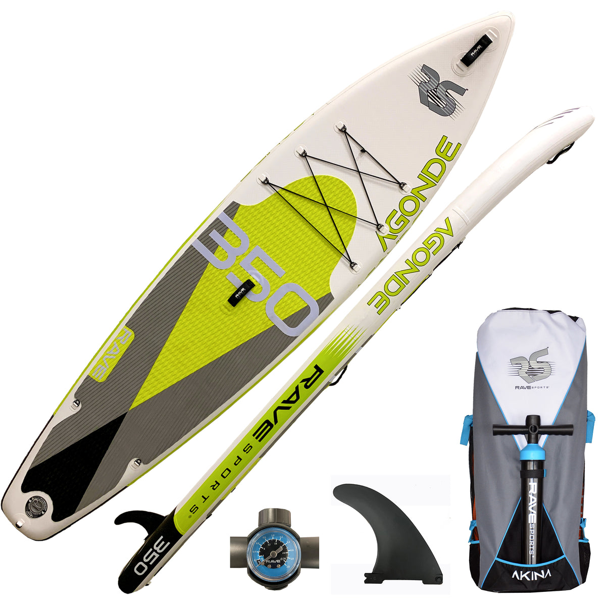 RAVE Sports 02944 Agonde iSUP - Borealis Lime