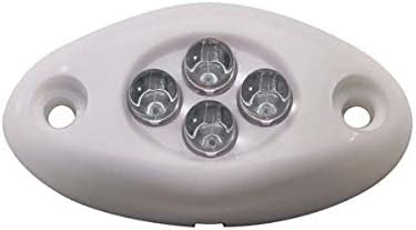 Innovative Lighting 004-4100-7 Surface-Mount 4 LED Courtesy Light - Red LED with White Case