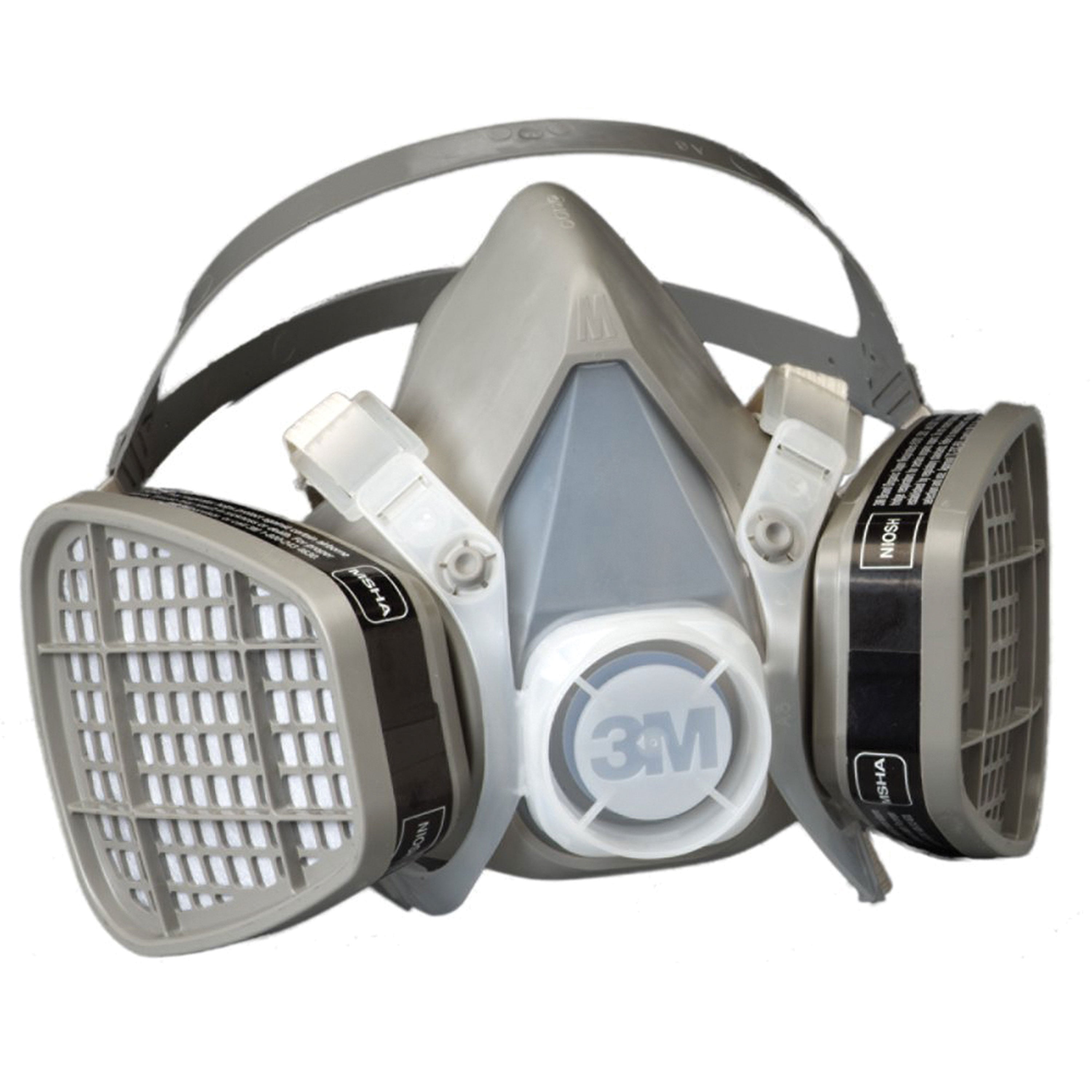 3M 5201 Half Facepiece Disposable Respirator Assembly - Organic Vapor, Medium