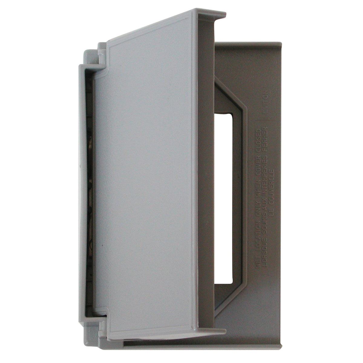 Diamond Group by Valterra DG52515VP Weatherproof Decor Receptacle Cover - Grey
